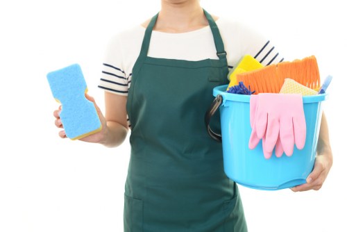 Cleaners in SW8 following a health and safety policy