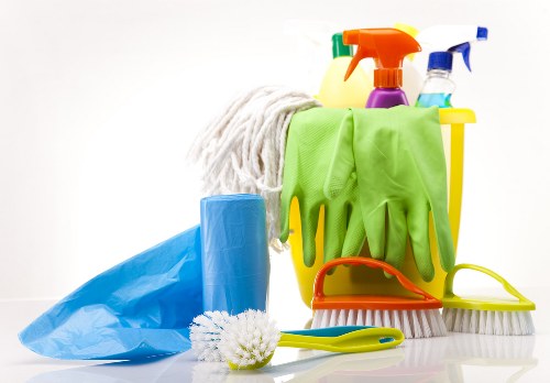 Bin store and communal waste area cleaning service