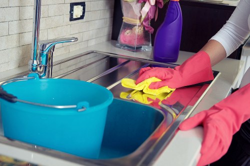 Thorough builders clean for a commercial space in SW8